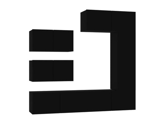 Mobili per la casa in legno ingegnerizzato nero