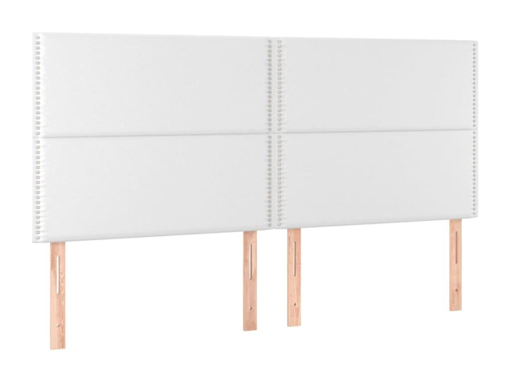 Materasso in similpelle bianca, 200 x 200 cm