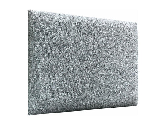 Letto in tessuto grigio