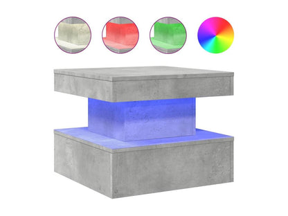 Tavolino da caffè grigio, 50 x 50 x 40 cm