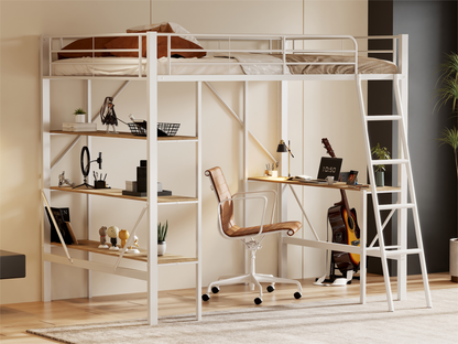 Letto in ferro bianco, 90 x 200 cm