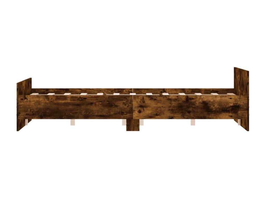 Struttura letto in legno di rovere naturale, 135 x 190 cm