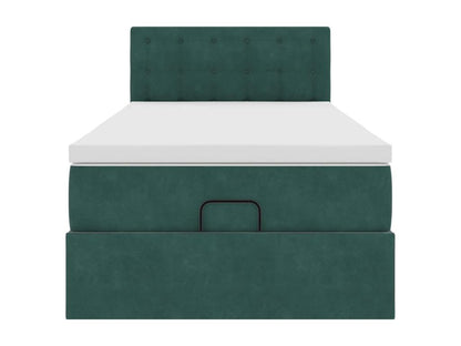 Materasso in velluto verde, 100 x 200 cm