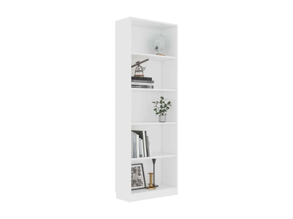 Libreria bianca, 60 x 24 x 175 cm