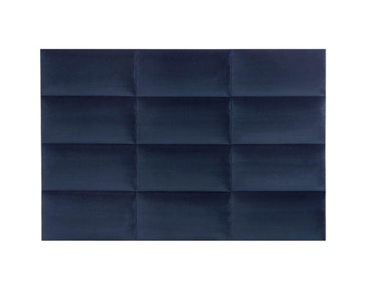 Letto in velluto blu