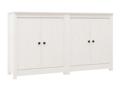 Credenza in legno massello bianco, 70 x 35 x 80 cm