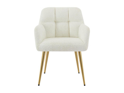 Mobili per la casa in tessuto bouclé bianco